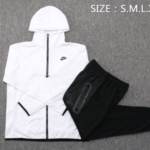 Conjunto Tech Fleece – Branco/Preto - Imagem 2