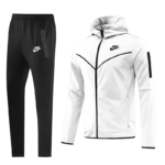 Conjunto Tech Fleece – Branco/Preto
