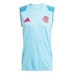 Camisa Regata Flamengo Treino Azul Claro - 2025/26