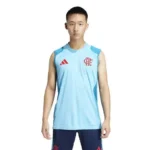 Camisa Regata Flamengo Treino Azul Claro - 2025/26 - Imagem 3