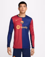 Camisa Barcelona I Manga Longa – 2024
