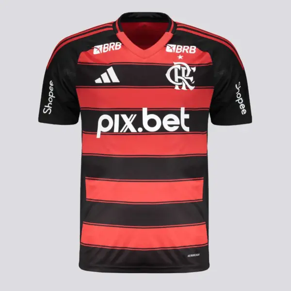 Camisa Flamengo 1 - 2025/26 Patrocínios