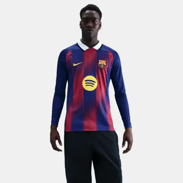 Camisa Barcelona I - 2025/26 Manga Longa