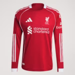 Camisa Liverpool I – 2025/26 Manga Longa