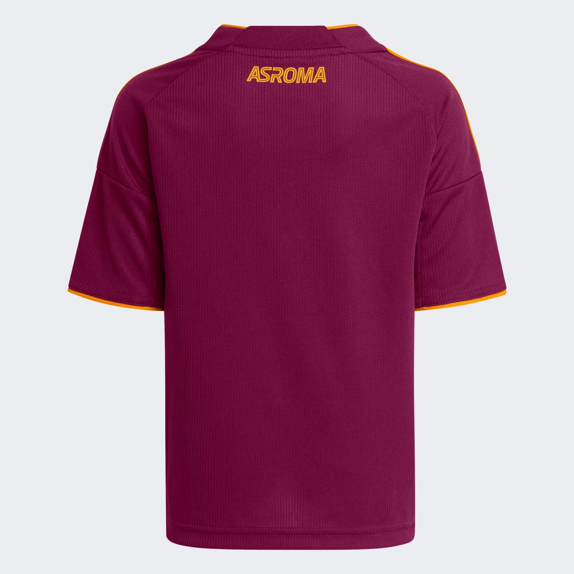 Mini_Kit_Home_25-26_Kids_AS_Roma_Bordeaux_JN6389_02_laydown_hover Kit Infantil Roma I - 2025/26 - Imagem 2