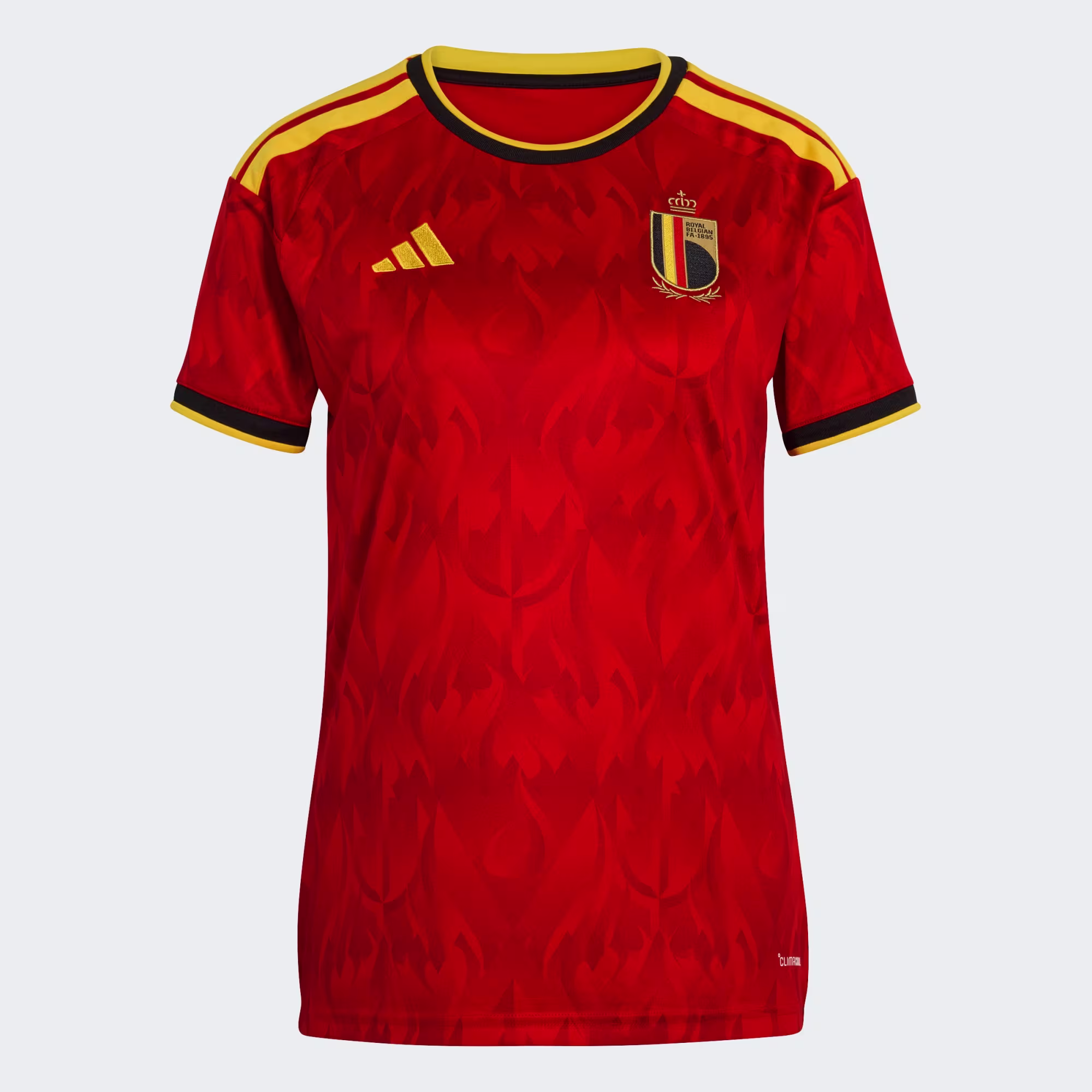 Belgium_26_Home_Jersey_Red_JZ5979_01_laydown Camisa Bélgica I – 2026 Feminina - Imagem 1