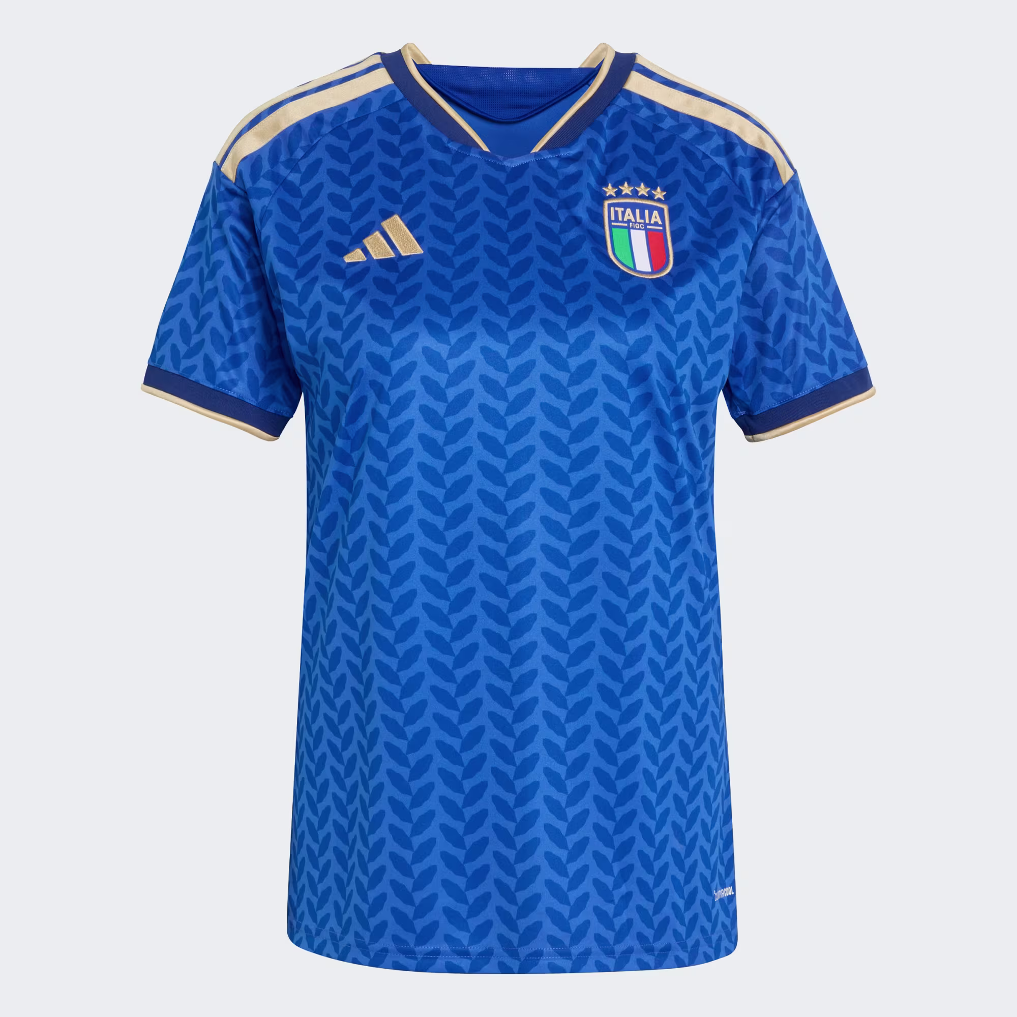 Camisa_I_da_Selecao_Italiana_26_Azul_JY7586_01_laydown Camisa Itália I – 2025/26 Feminina - Imagem 1
