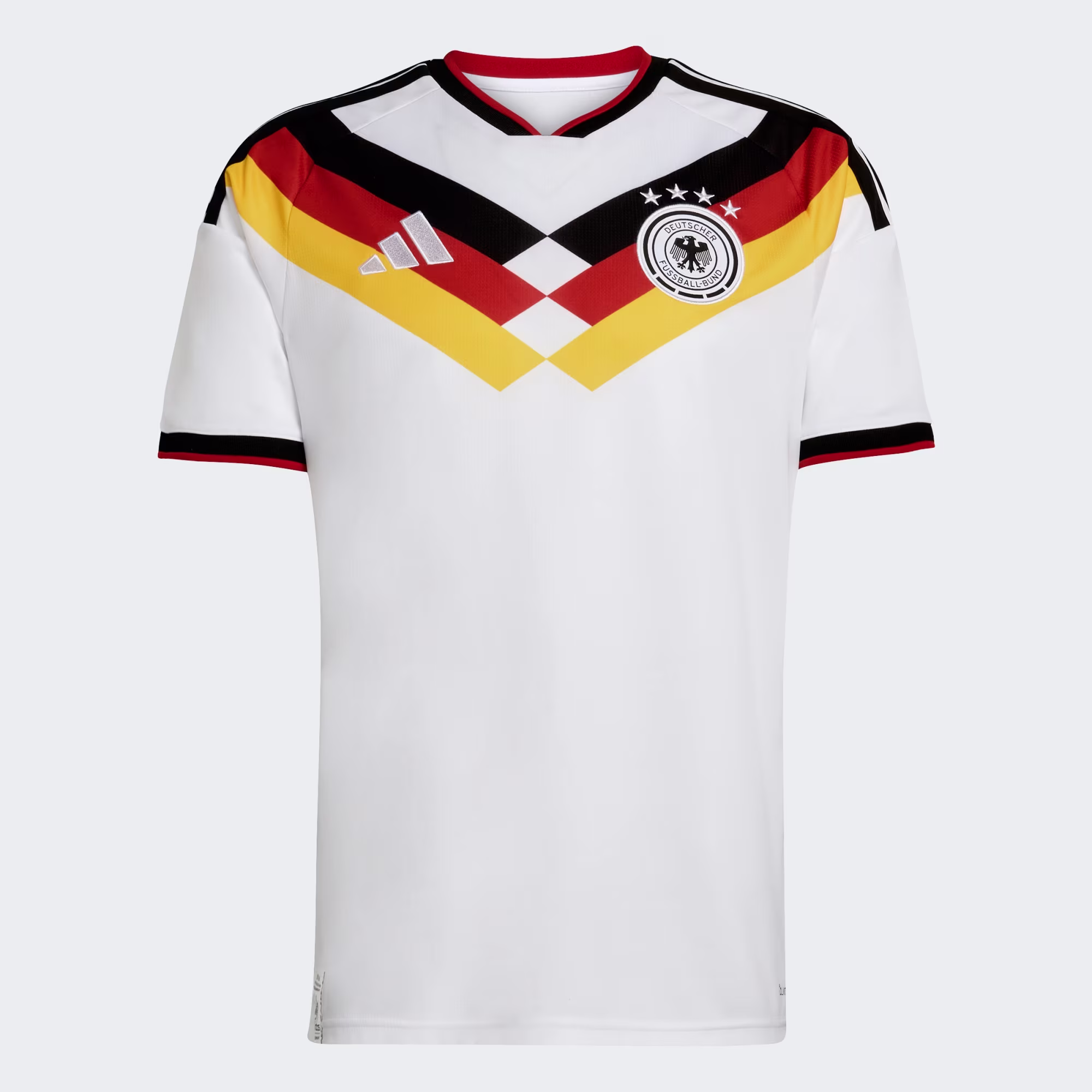 Deutschland_26_Heimtrikot_Weiss_KD8363_01_laydown Camisa Alemanha I - 2026 - Imagem 1