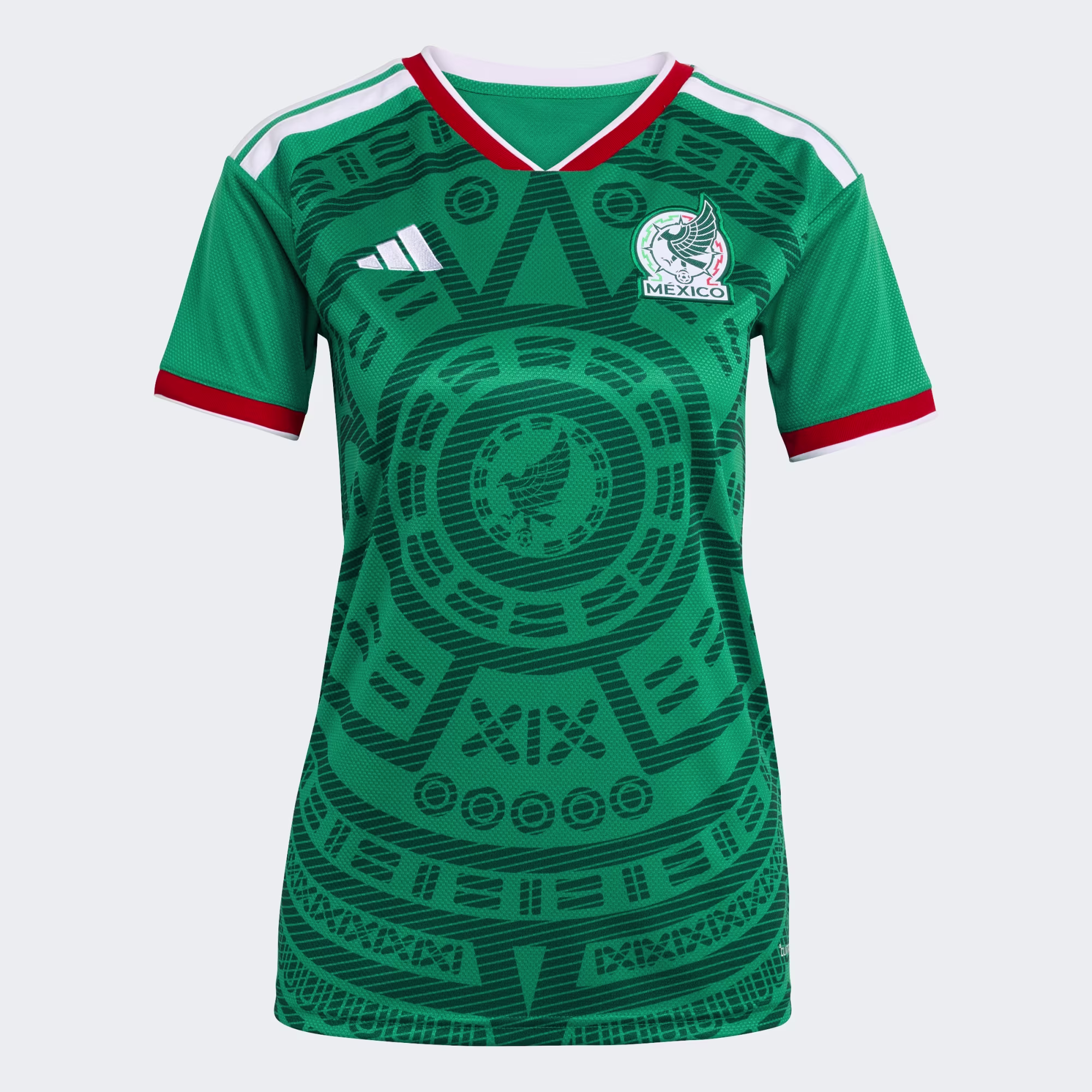 Mexico_26_Home_Jersey_Green_KA6060_01_laydown Camisa México - 2026 Feminina - Imagem 1