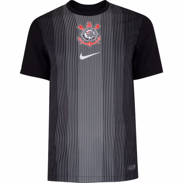 Camisa Corinthians I Goleiro Preta 2025/26