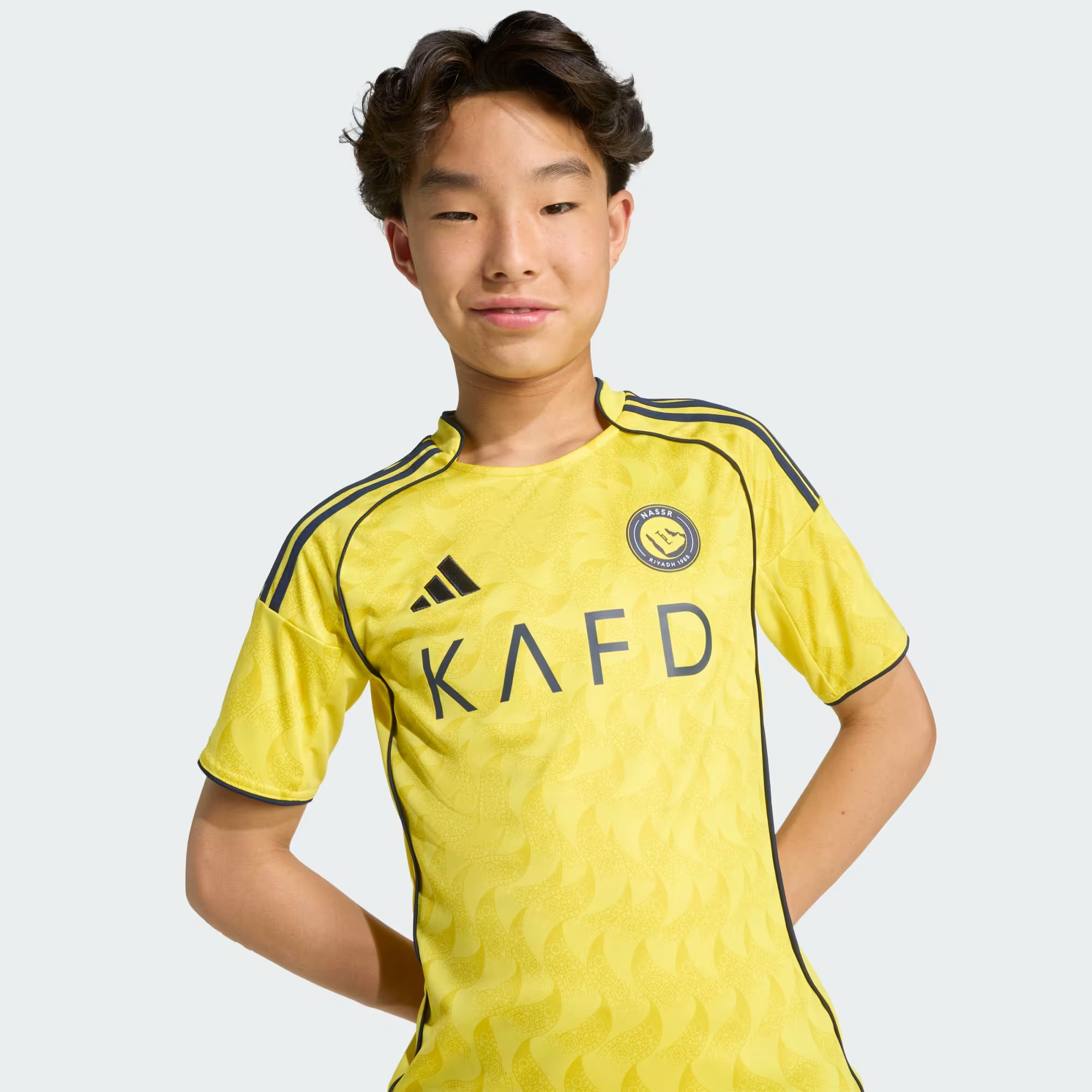 Kit Al-Nassr I - 2025/26 Infantil Ronaldo #7 - Imagem 3