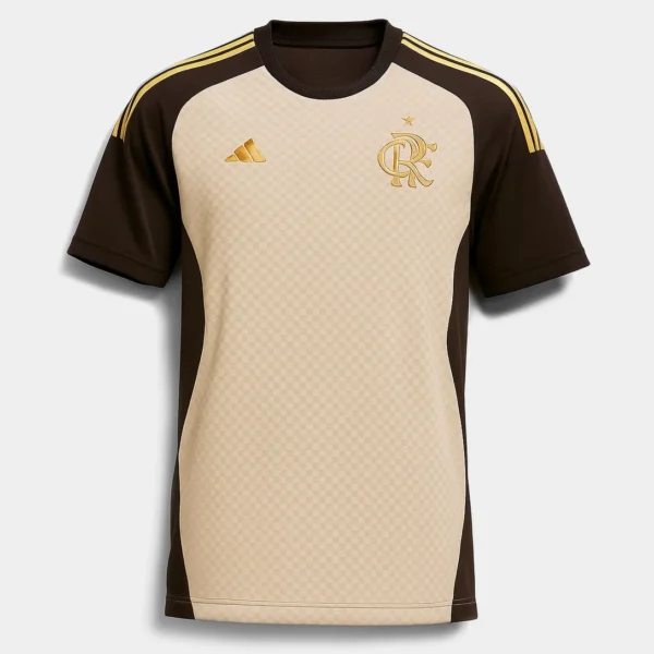 Camisa Flamengo Treino Bege - 2026/27 Feminina