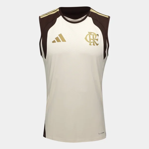 Camisa Regata Flamengo Treino Bege - 2026/27