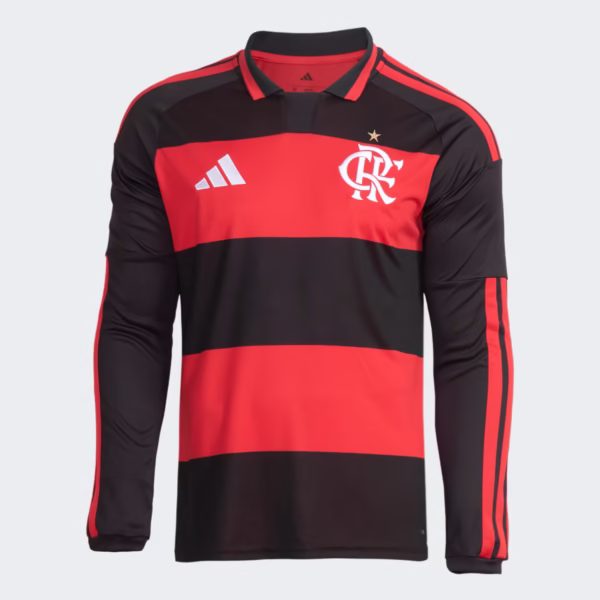 Camisa Flamengo 1 - 2026/27 Manga Longa