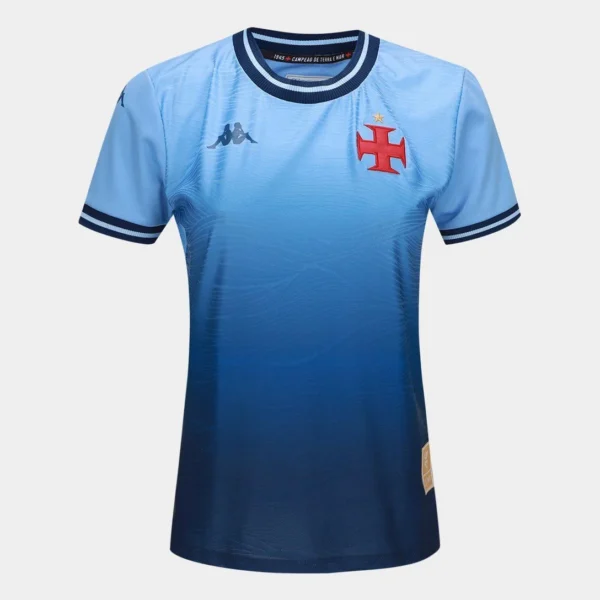Camisa Vasco Goleiro Azul - 2025/26 Feminina