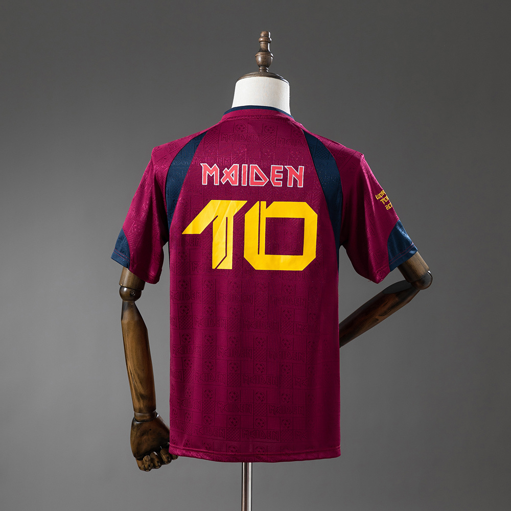 Camisa West Ham Iron Maiden – Retro 2010 Vinho - Imagem 2
