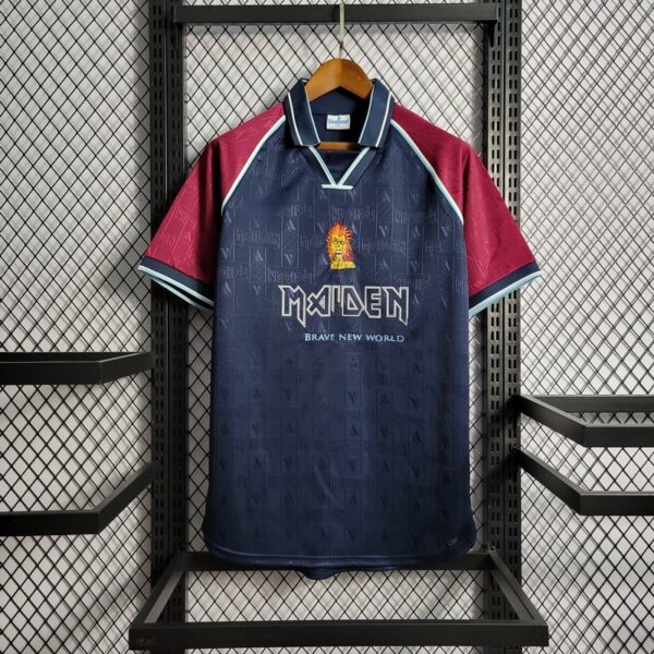 Camisa West Ham Iron Maiden – Retro 1999