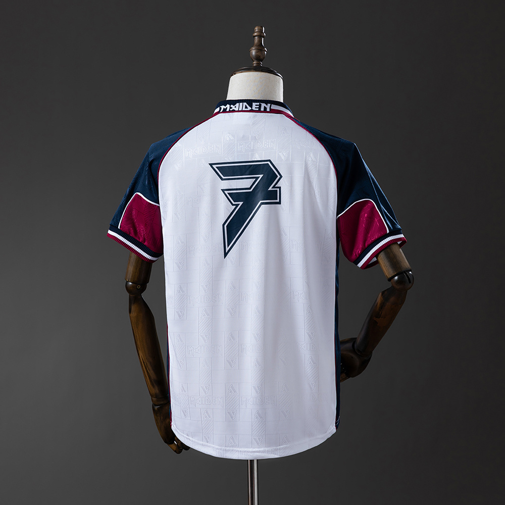 Camisa West Ham Iron Maiden – Retro 1999 Branca - Imagem 2
