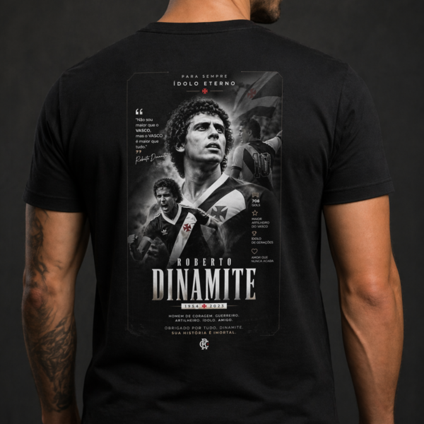 Camisa Vasco Casual - Roberto Dinamite