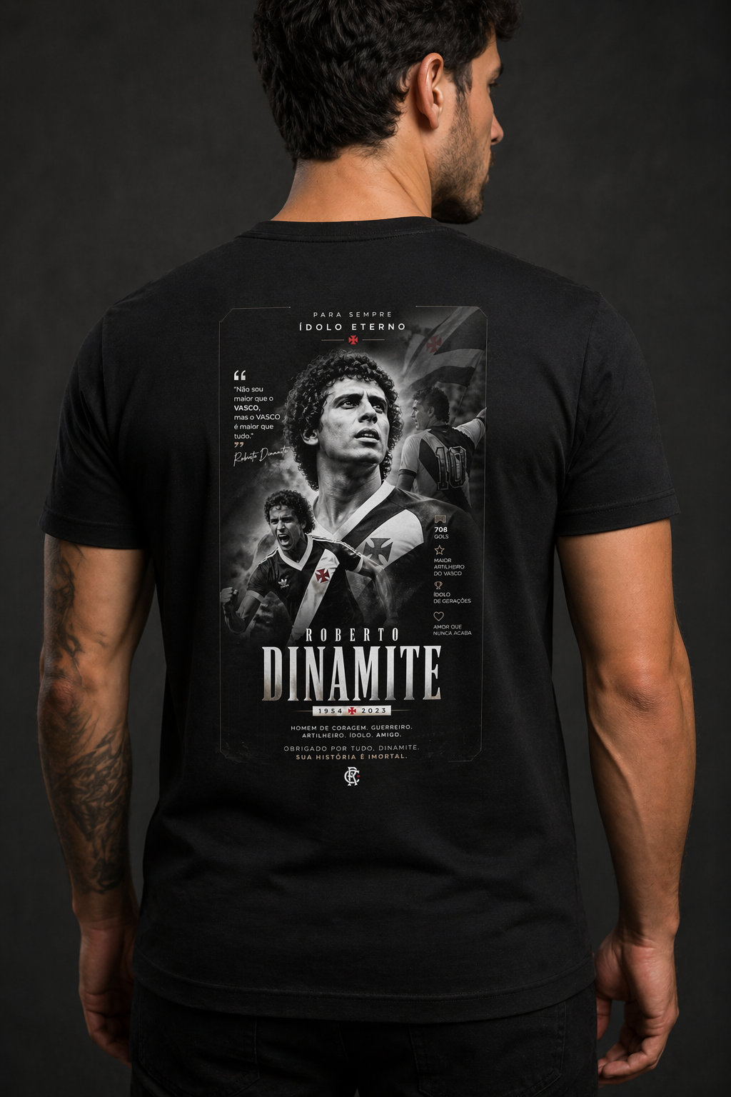 Camisa Vasco Casual - Roberto Dinamite