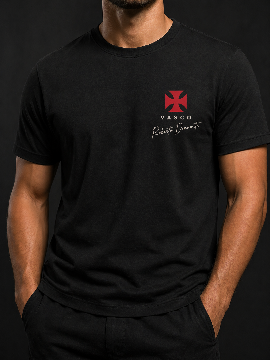 Camisa Vasco Casual - Roberto Dinamite - Imagem 2